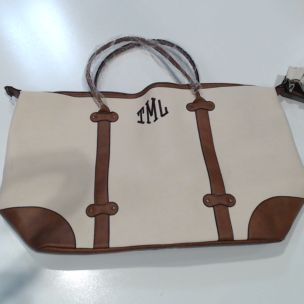 BLOOPER BAG: Monogrammed Vintage Weekender