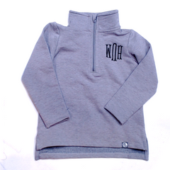 BLOOPER KIDS: Monogrammed Kids Pullover Sweatshirt