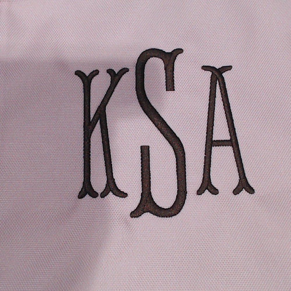 BLOOPER BAG: Monogrammed Weekend Bag