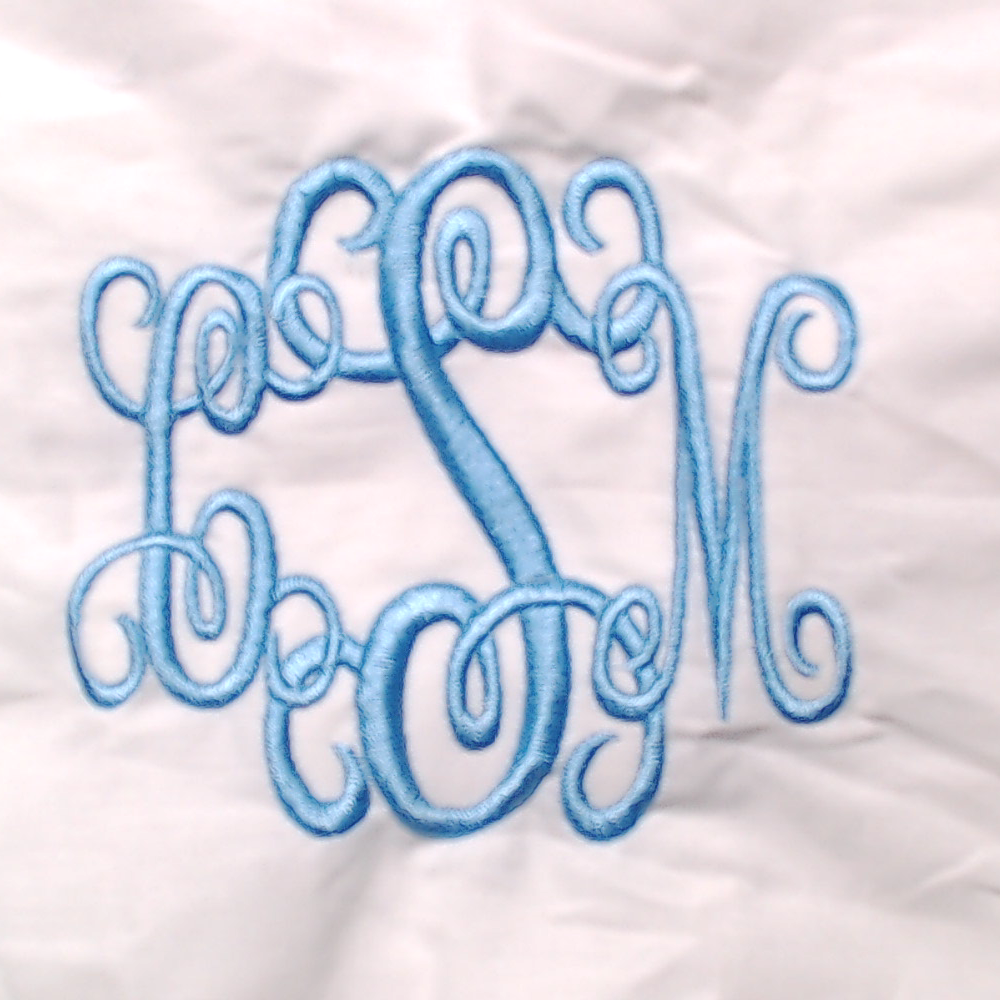 BLOOPER ACCESSORY: Monogrammed Pillow Sham