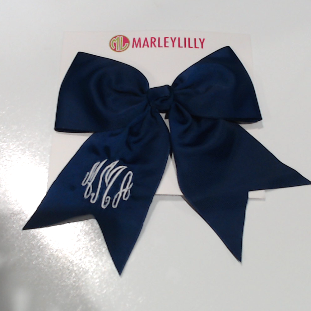 BLOOPER KIDS: Monogrammed Girls Hair Bow