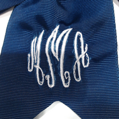 BLOOPER KIDS: Monogrammed Girls Hair Bow