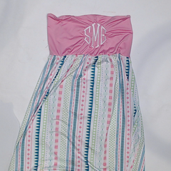 BLOOPER SWIM: Monogrammed Beach Cover Up