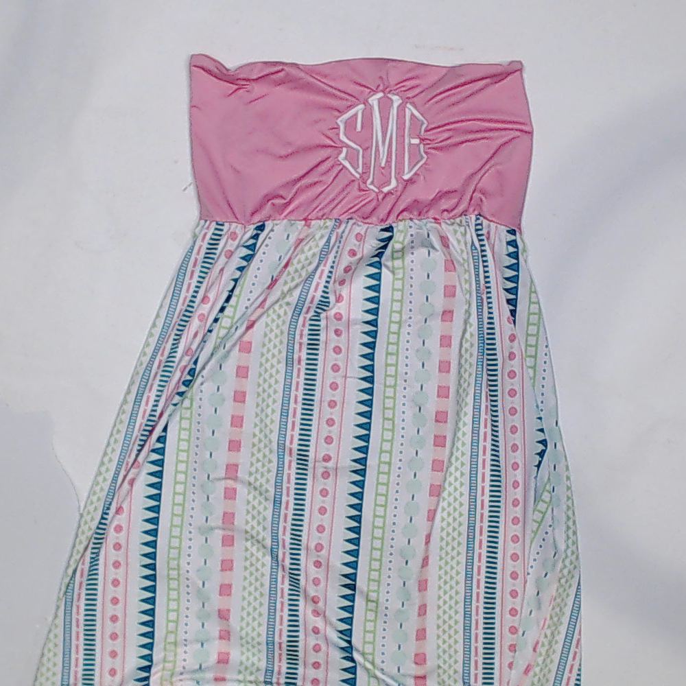 BLOOPER SWIM: Monogrammed Beach Cover Up
