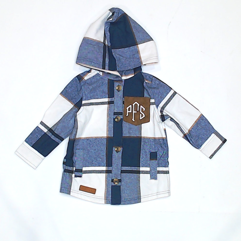 BLOOPER KIDS: Monogrammed Kids Shacket