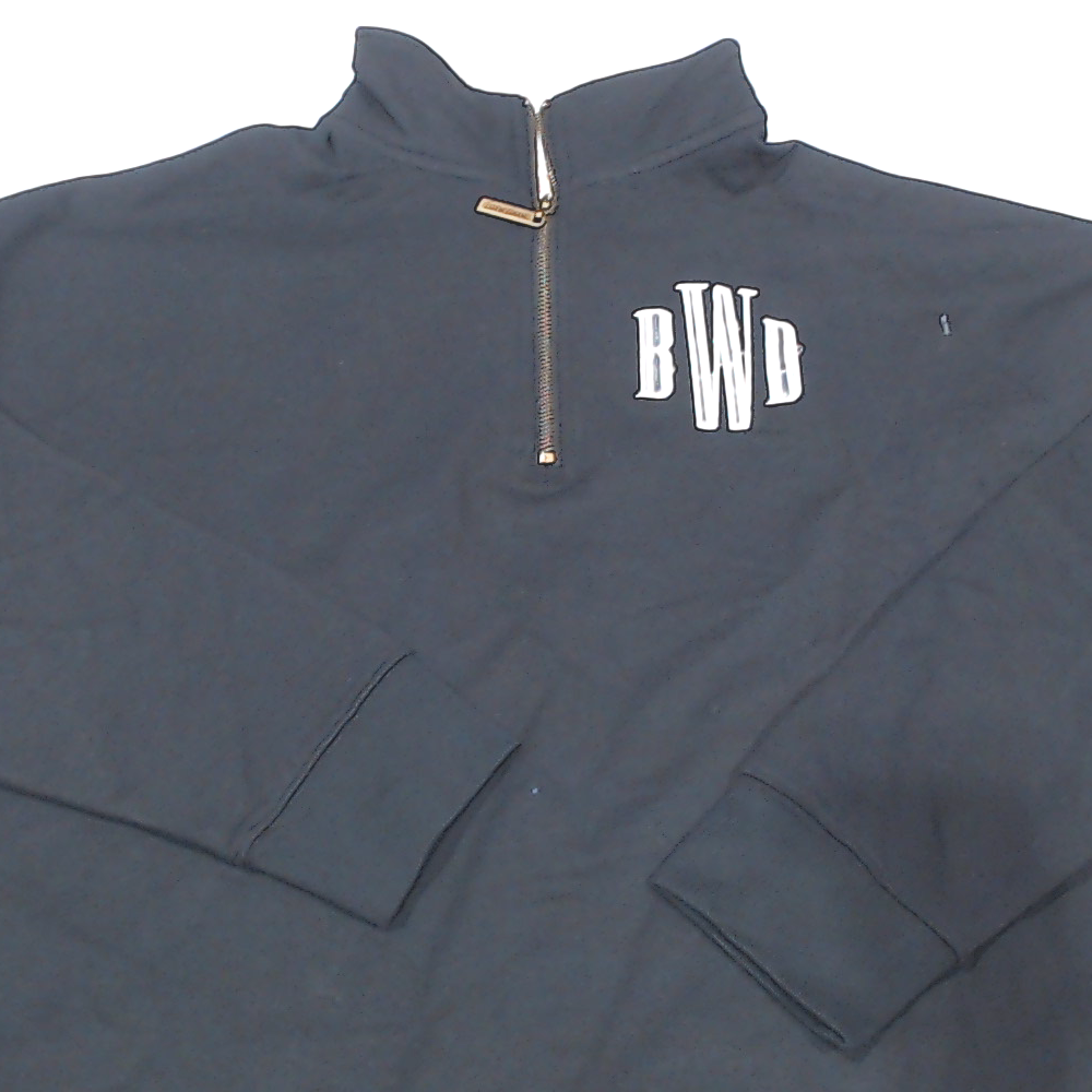 BLOOPER CLOTHING: Monogrammed Quarter Zip Sweatshirt