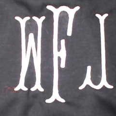 BLOOPER CLOTHING: Monogrammed Peplum Top