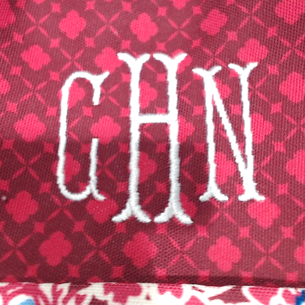 BLOOPER ACCESSORY: Monogrammed Bible Carrier