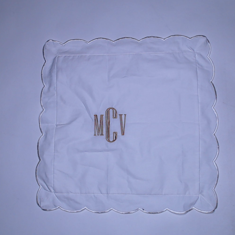BLOOPER ACCESSORY: Monogrammed Pillow Sham