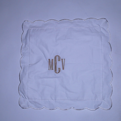 BLOOPER ACCESSORY: Monogrammed Pillow Sham