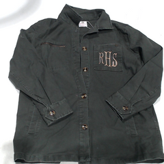 BLOOPER CLOTHING: Monogrammed Shirt Jacket