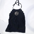 BLOOPER SWIM: Monogrammed High Neck Tankini
