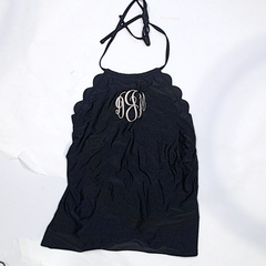 BLOOPER SWIM: Monogrammed High Neck Tankini
