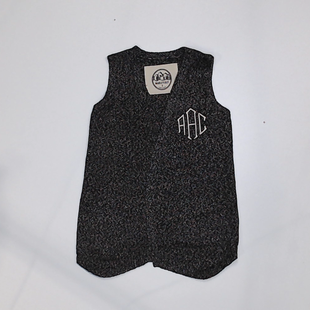 BLOOPER KIDS: Monogrammed Youth Knit Vest