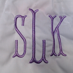 BLOOPER KIDS: Monogrammed White Eyelet Baby Bloomers