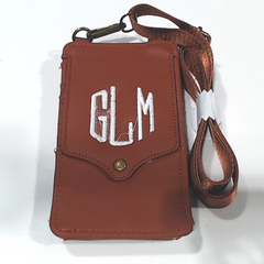 BLOOPER BAG: Monogrammed Phone Crossbody