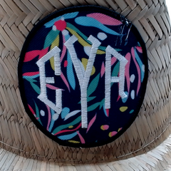 BLOOPER KIDS: Monogrammed Kids Straw Hat
