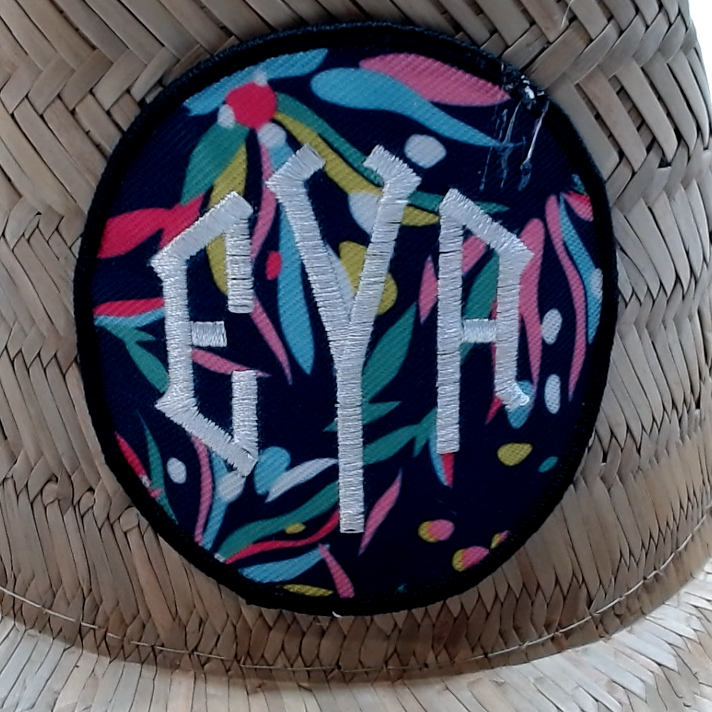 BLOOPER KIDS: Monogrammed Kids Straw Hat