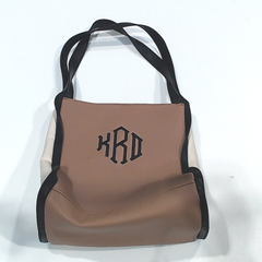 BLOOPER BAG: Monogrammed Shoulder Tote