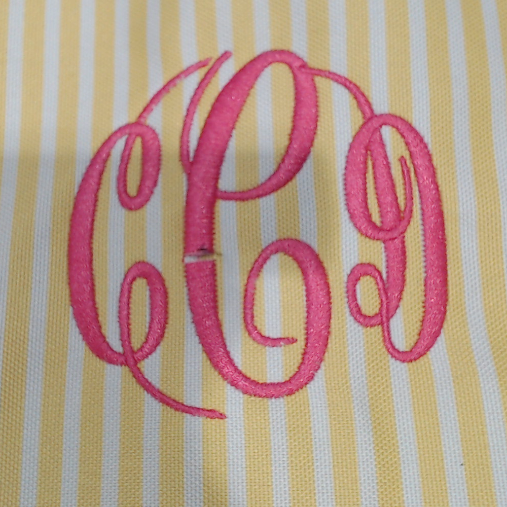 BLOOPER BAG: Monogrammed Weekend Bag