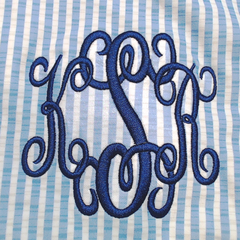 BLOOPER SWIM: Monogrammed Ruched Tankini