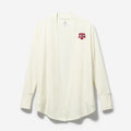 texas a and m aggies sweatshirt cardigan in heathered oatmeal