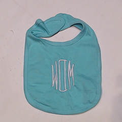 BLOOPER KIDS: Monogrammed Baby Bib