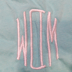 BLOOPER KIDS: Monogrammed Baby Bib