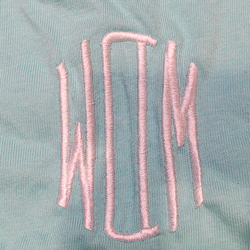 BLOOPER KIDS: Monogrammed Baby Bib