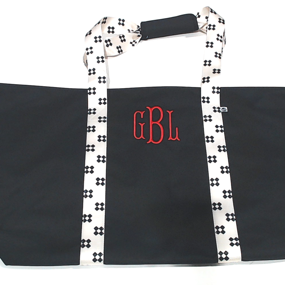 BLOOPER BAG: Monogrammed Extra Large Tote Bag
