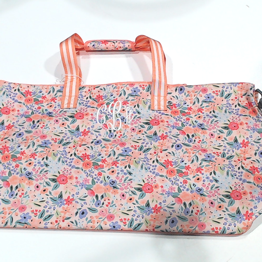 BLOOPER BAG: Monogrammed Weekend Bag