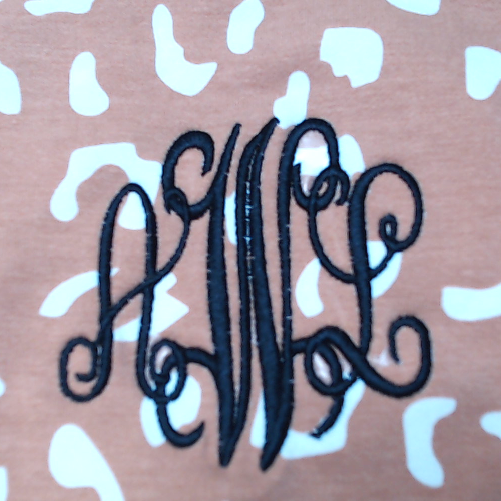 BLOOPER KIDS: Monogrammed Kids Striped Sleeve Dress