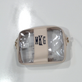 BLOOPER BAG: Monogrammed Clear Stadium Crossbody Bag