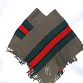 BLOOPER KIDS: Monogrammed Kids Striped Poncho