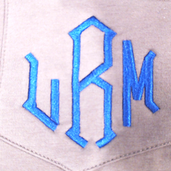 BLOOPER CLOTHING: Monogrammed Crewneck Sweatshirt