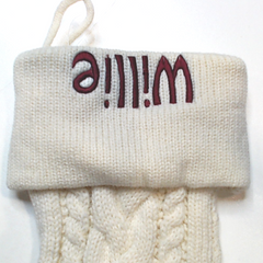 BLOOPER ACCESSORY: Personalized Christmas Stocking