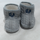 BLOOPER KIDS: Monogrammed Baby Booties