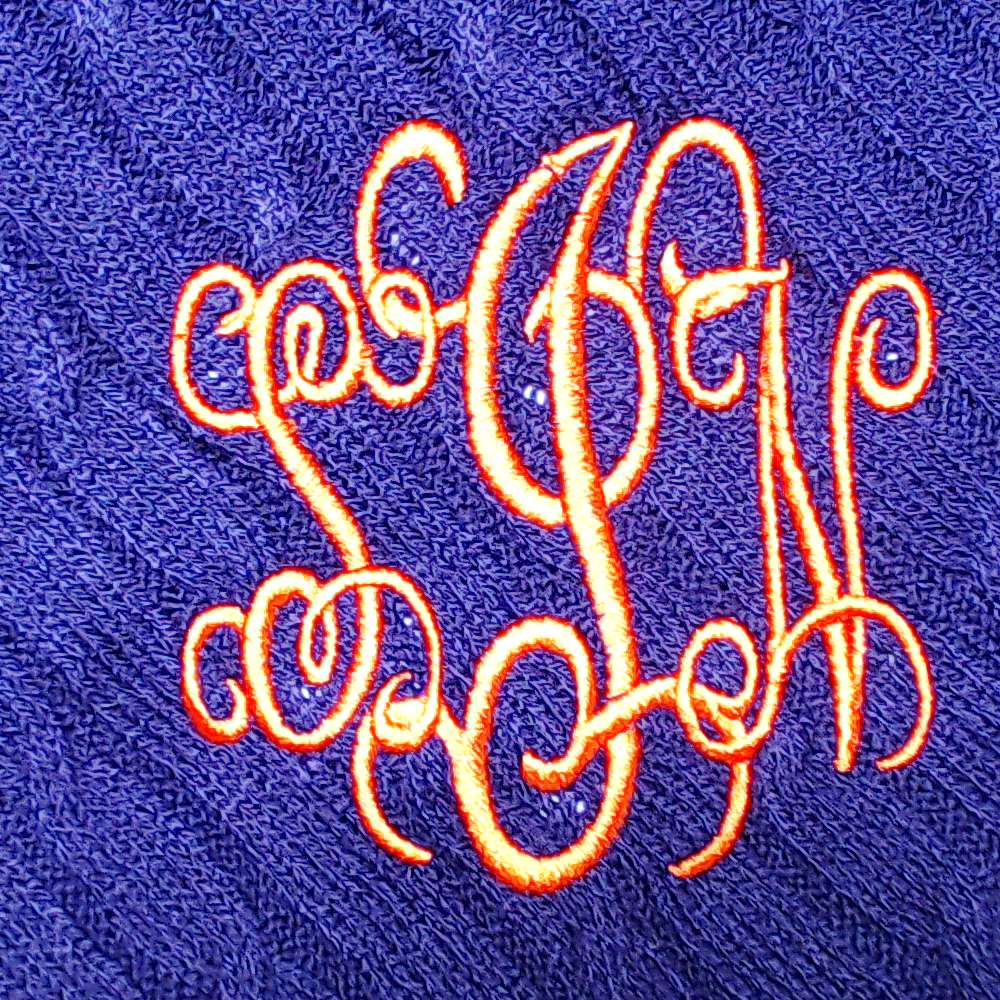 BLOOPER CLOTHING: Monogrammed Poncho