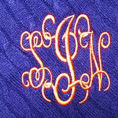 BLOOPER CLOTHING: Monogrammed Poncho