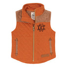 BLOOPER KIDS: Monogrammed Kids Quilted Vest