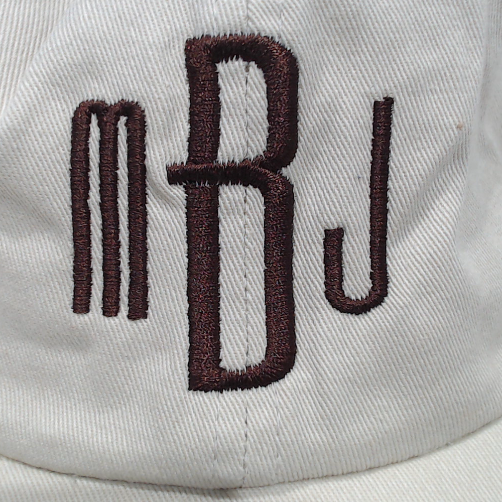 BLOOPER ACCESSORY: Monogrammed Vintage Wash Baseball Hat