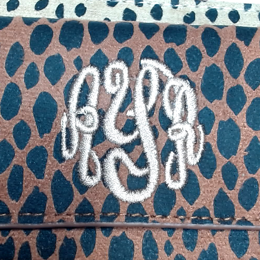 BLOOPER ACCESSORY: Monogrammed Phone Wallet Wristlet