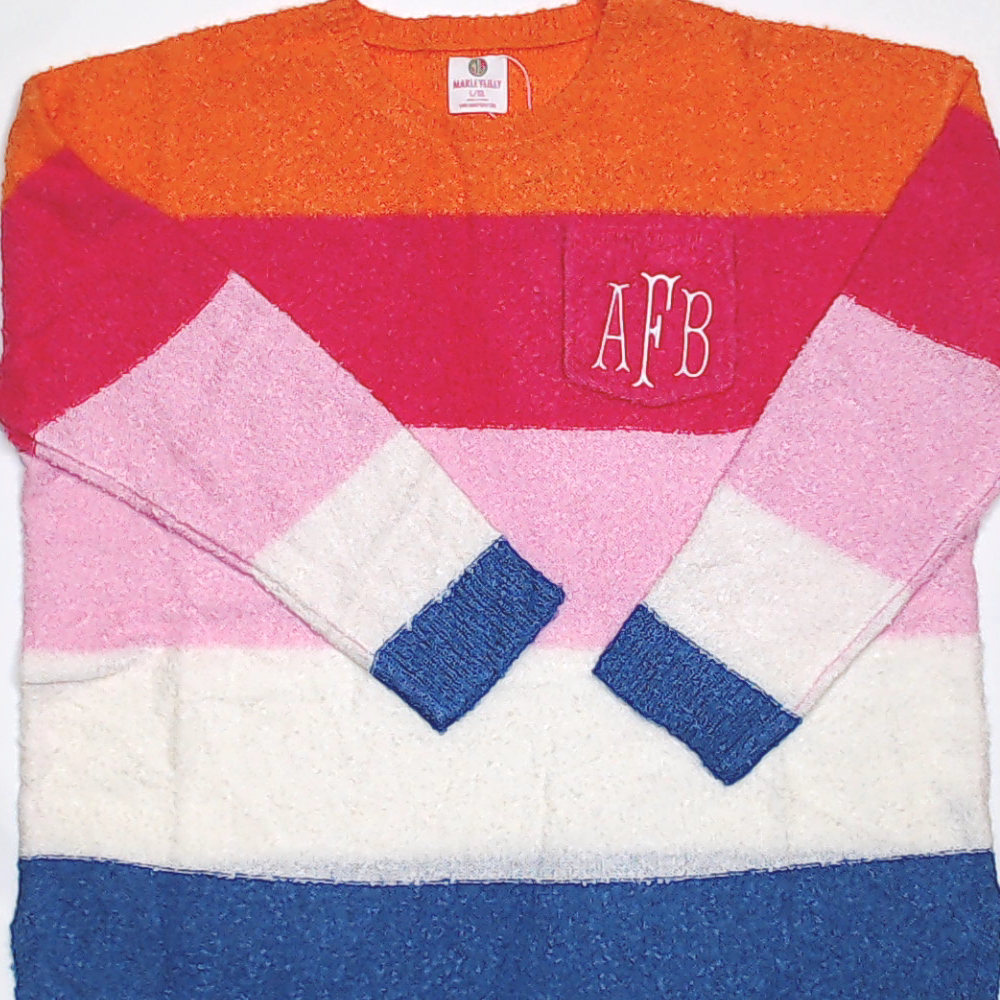 BLOOPER CLOTHING: Monogrammed Sweater