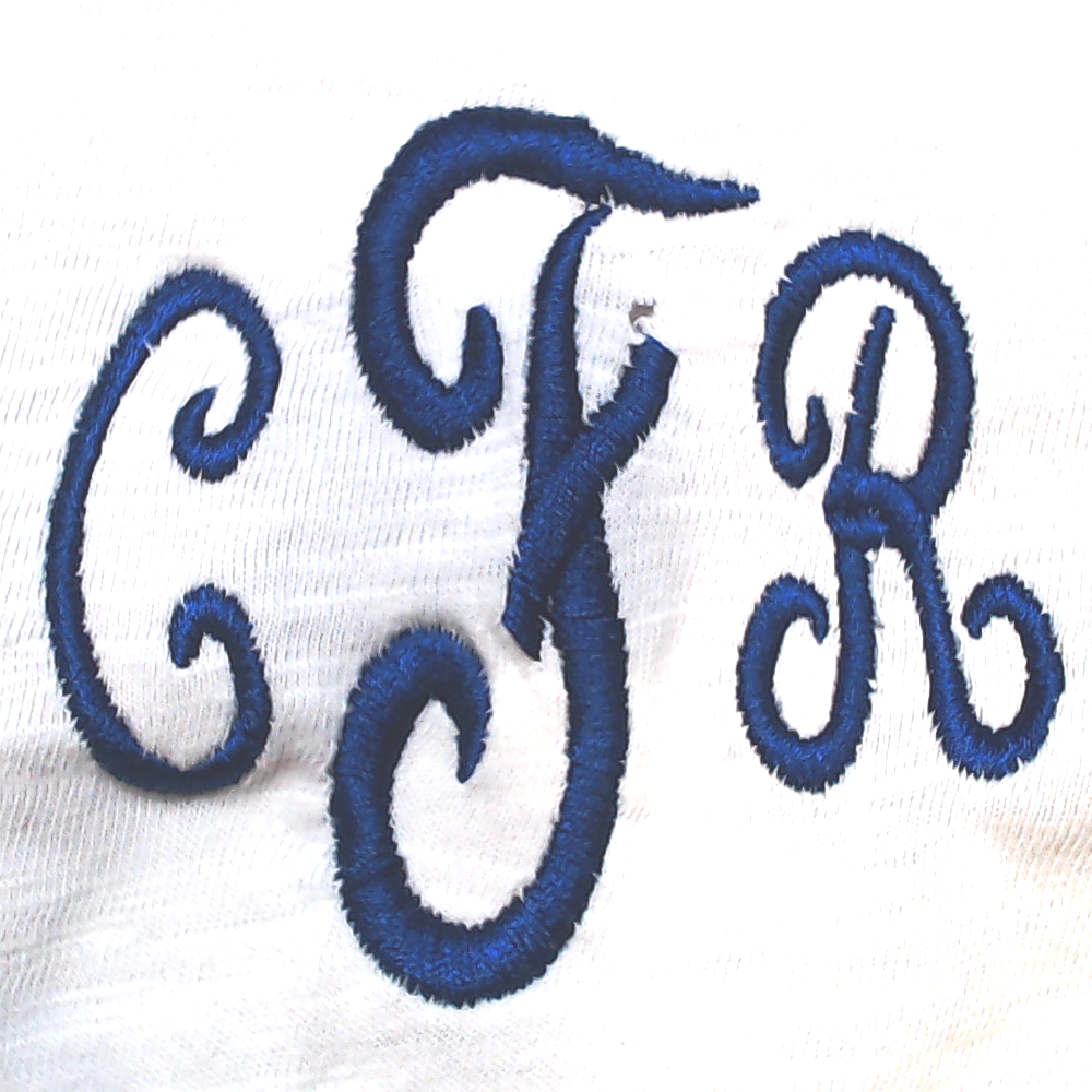 BLOOPER CLOTHING: Monogrammed Henley