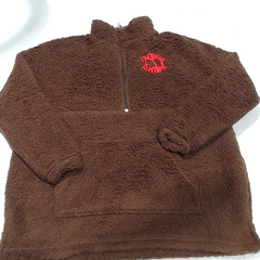 BLOOPER CLOTHING: Monogrammed Sherpa Pullover