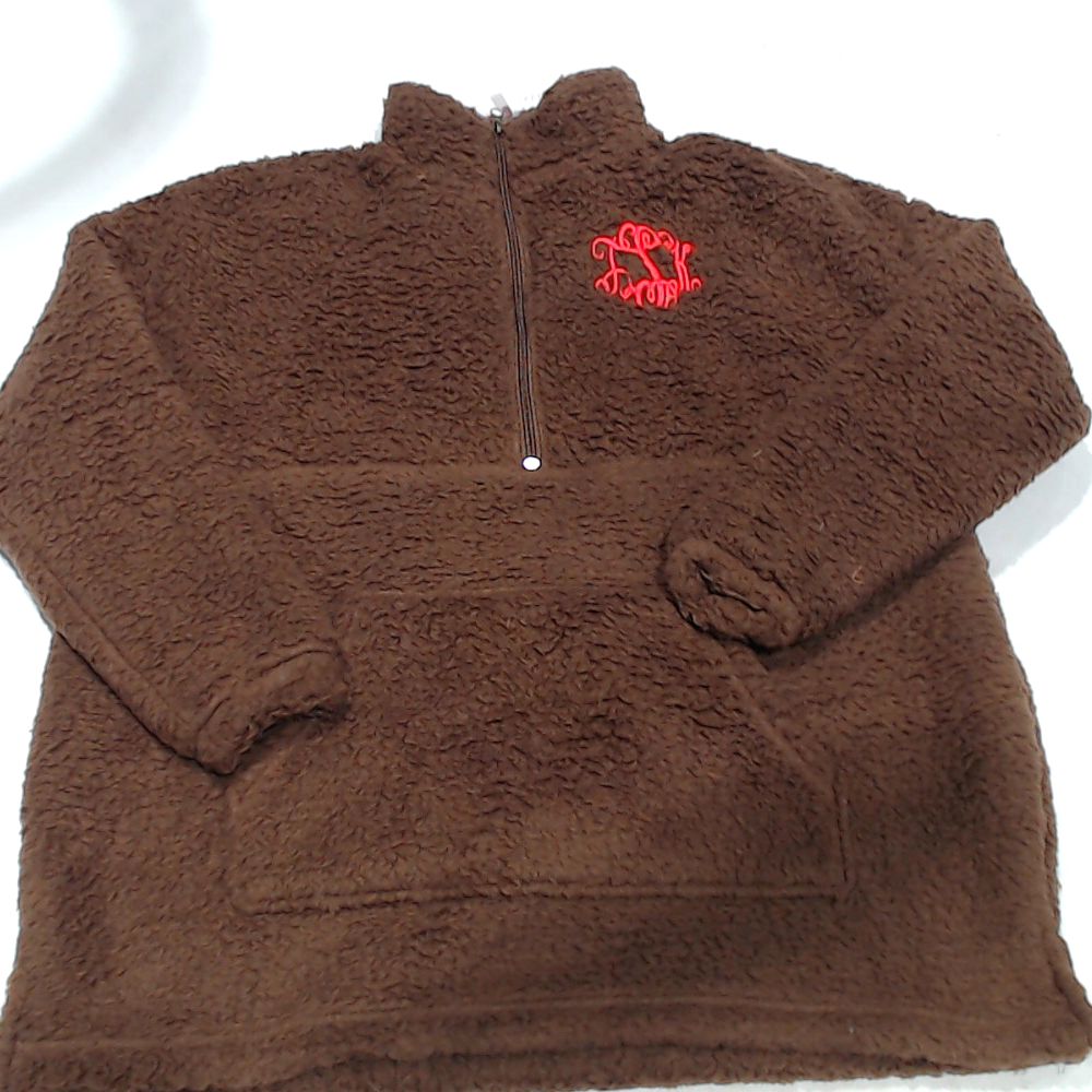 BLOOPER CLOTHING: Monogrammed Sherpa Pullover
