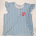 BLOOPER CLOTHING: Monogrammed Ruffle Top