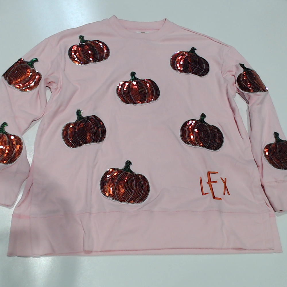 BLOOPER CLOTHING: Monogrammed Sequin Fall Sweatshirt