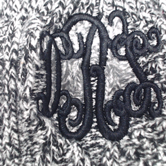 BLOOPER ACCESSORY: Monogrammed Socks