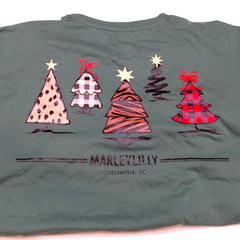 BLOOPER CLOTHING: Monogrammed Christmas Tree Shirt